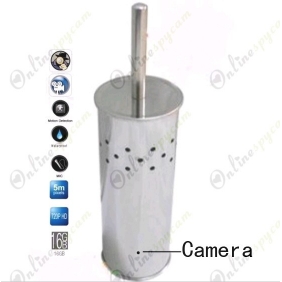 1080P HD 32GB Motion Detection Toilet Brush Camera Toilet Spy Camera DVR Remote Control
